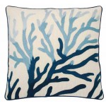 Marine Coral Blue Cushion Cover